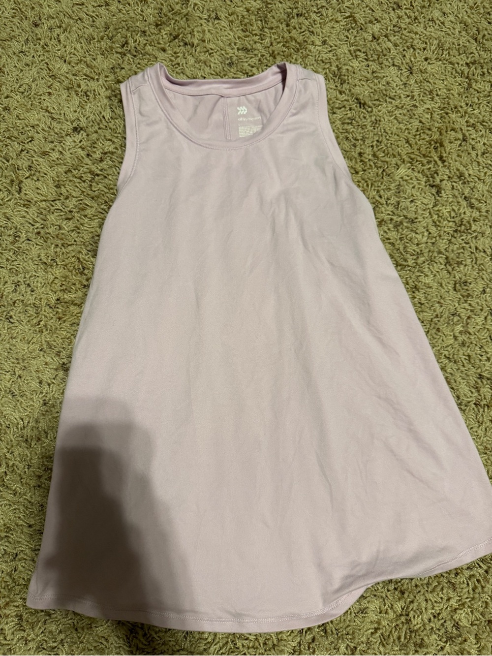all in motion Light Lavender Girls' Tank Top